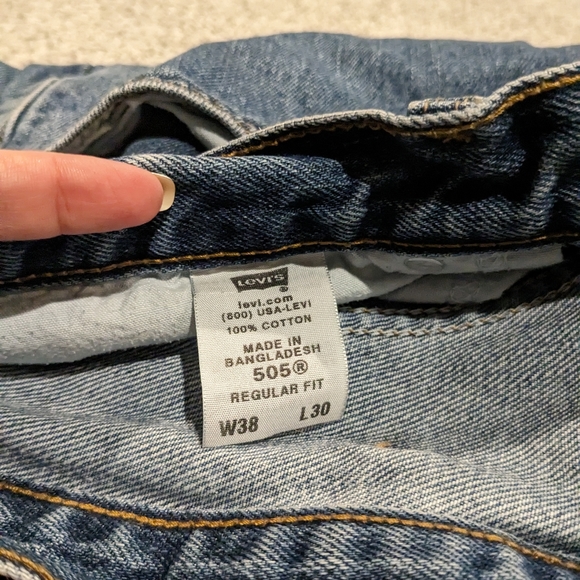 Levi's men 505 W38xL30 regular fit - Picture 7 of 8